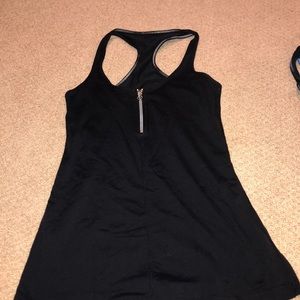 Zip-up racerback workout tank!